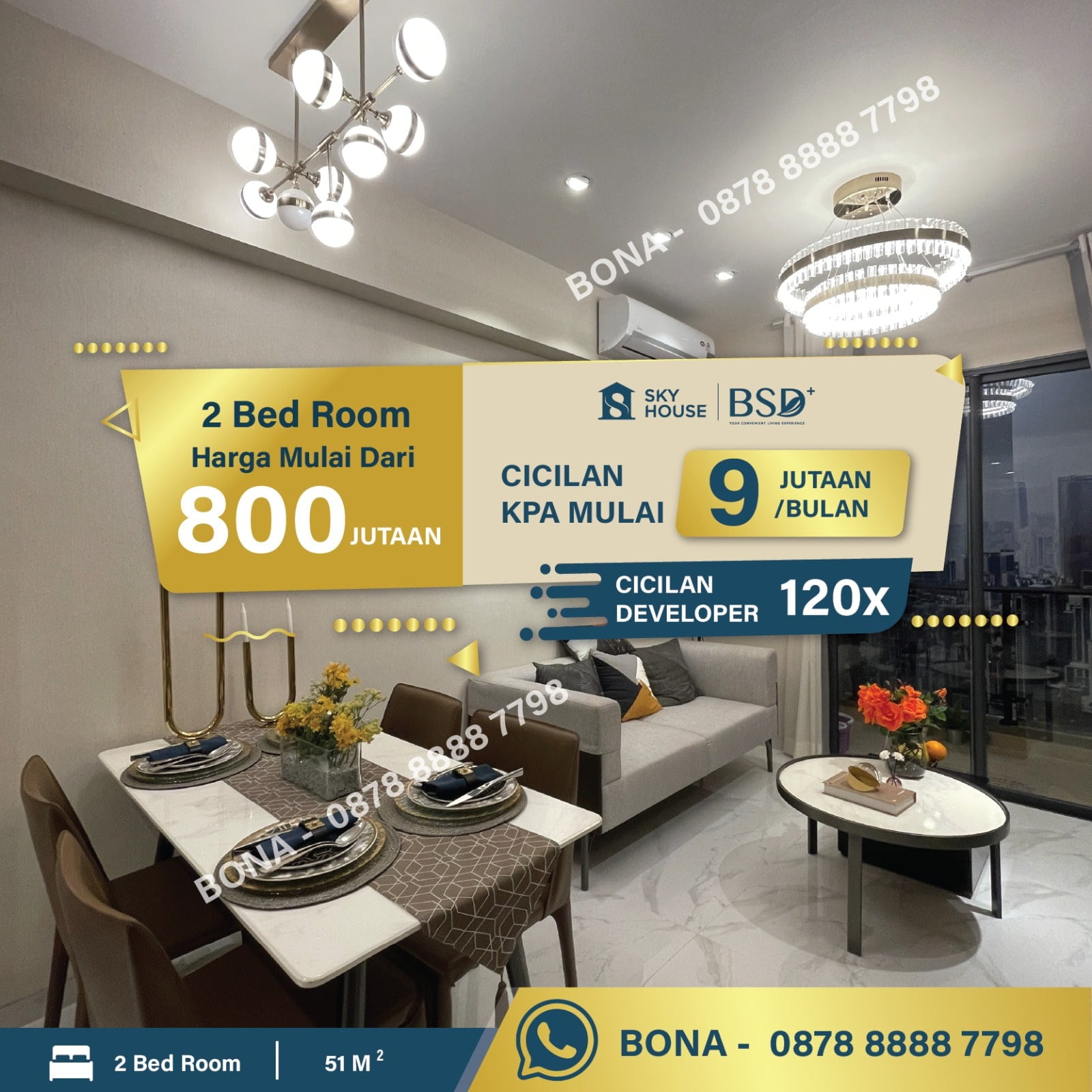 Official Sky House BSD | Apartemen Siap Huni - Harga Mulai 400 Jutaan